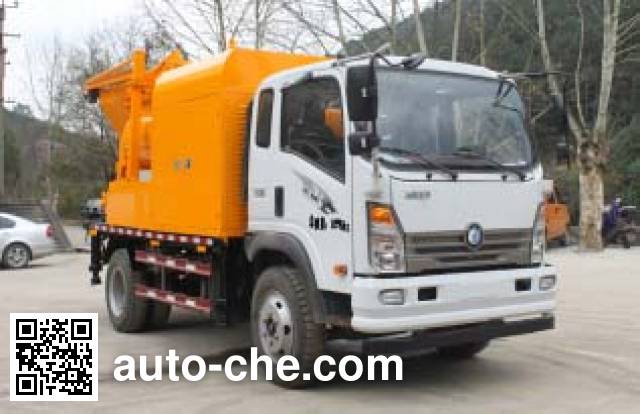 Sinotruk CDW Wangpai truck mounted concrete pump CDW5120THBHA1Q4