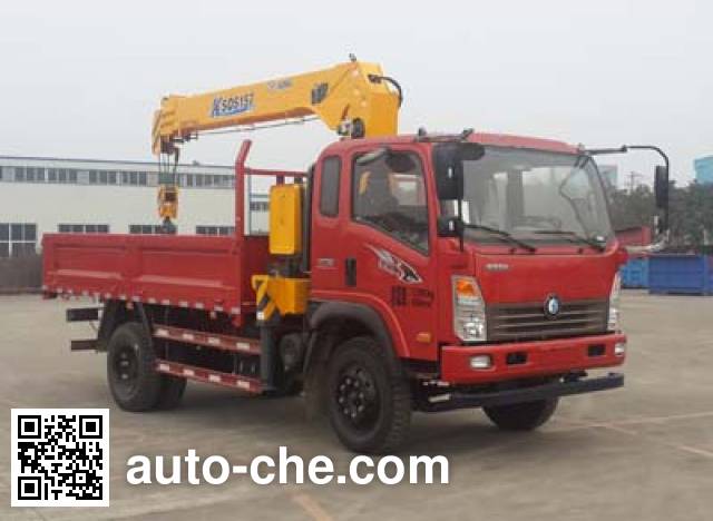 Sinotruk CDW Wangpai truck mounted loader crane CDW5121JSQHA2R4