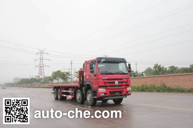 Yuanyi flatbed dump truck JHL3310P