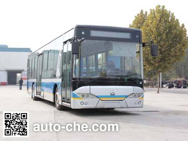 Huanghe plug-in hybrid city bus JK6129GHEVN52