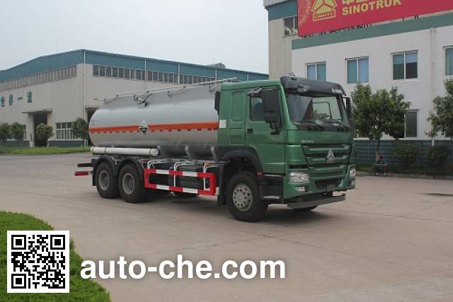 Luye corrosive substance transport tank truck JYJ5257GFWD