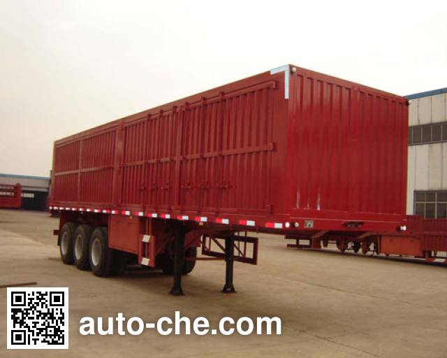 Yutian box body van trailer LHJ9400XXY