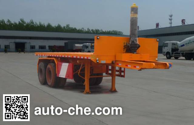 Sitong Lufeng flatbed dump trailer LST9350ZZXP