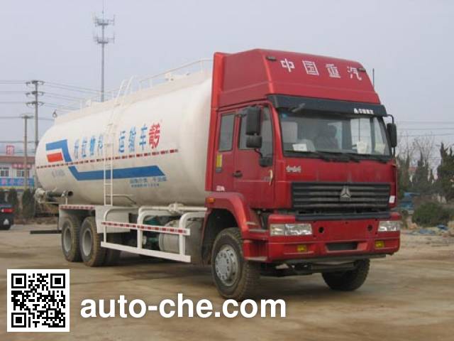 Qingzhuan bulk powder tank truck QDZ5250GFLZJ