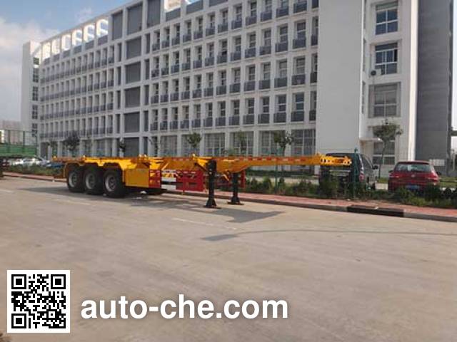 Qingzhuan container transport trailer QDZ9400TJZ