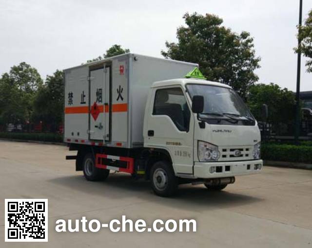 Sinotruk Huawin flammable liquid transport van truck SGZ5038XRYBJ4