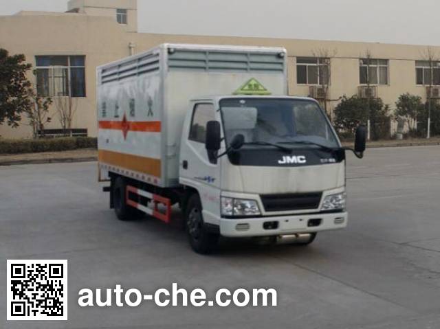 Sinotruk Huawin corrosive goods transport van truck SGZ5048XFWJX4