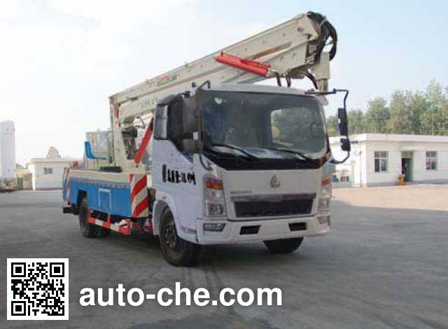 Sinotruk Huawin aerial work platform truck SGZ5100JGKZZ4