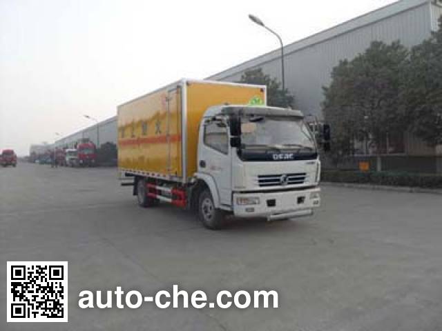 Sinotruk Huawin flammable gas transport van truck SGZ5118XRQDFA4
