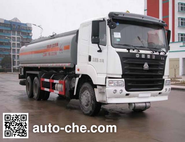 Sinotruk Huawin chemical liquid tank truck SGZ5250GHYZZ3Y46