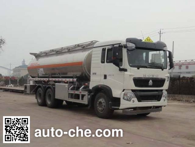 Sinotruk Huawin aluminium oil tank truck SGZ5250GYYZZ4G46