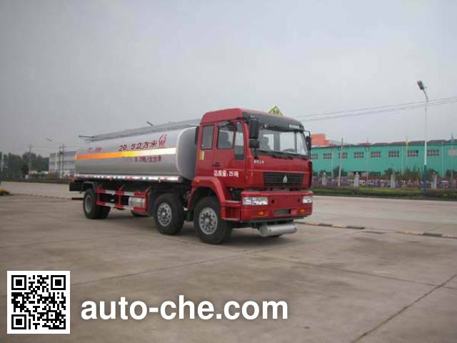 Sinotruk Huawin chemical liquid tank truck SGZ5254GHYZZ3
