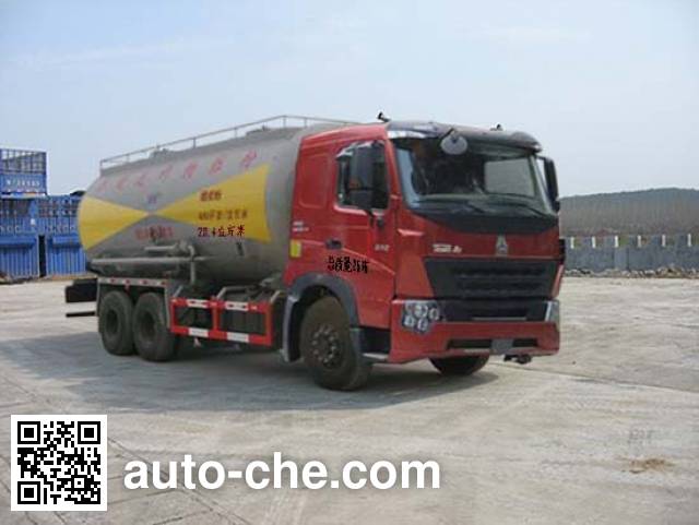 Sinotruk Huawin bulk powder tank truck SGZ5258GFLZZ3W461
