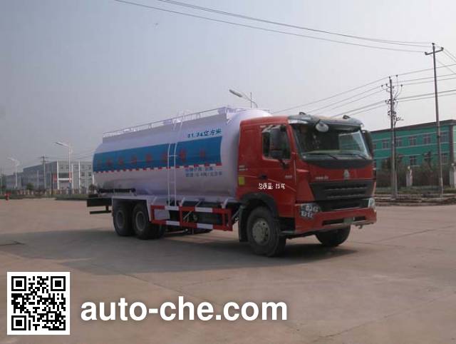 Sinotruk Huawin bulk powder tank truck SGZ5258GFLZZ3W581