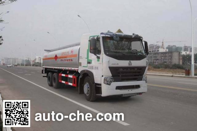 Sinotruk Huawin chemical liquid tank truck SGZ5258GHYZZ3W521