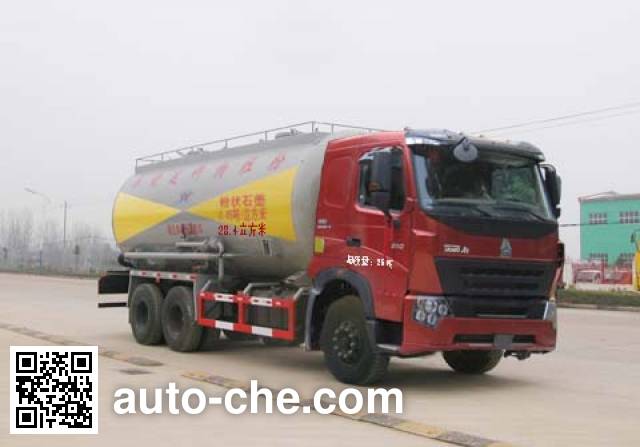 Sinotruk Huawin bulk powder tank truck SGZ5259GFLZZ3W460