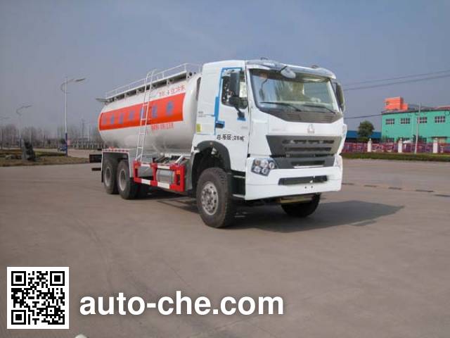 Sinotruk Huawin bulk powder tank truck SGZ5259GFLZZ3W521