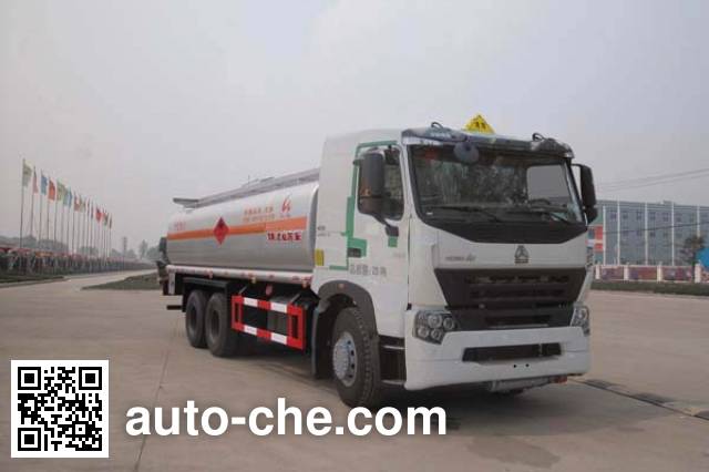 Sinotruk Huawin chemical liquid tank truck SGZ5259GHYZZ3W521