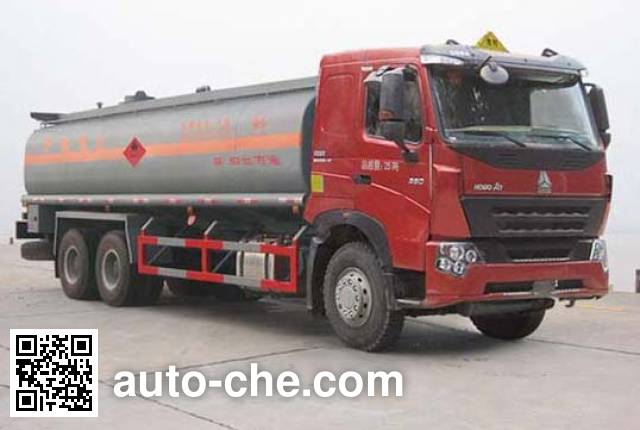 Sinotruk Huawin chemical liquid tank truck SGZ5259GHYZZ3W581