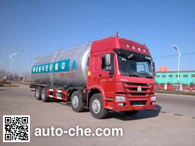 Sinotruk Huawin low-density bulk powder transport tank truck SGZ5310GFLZZ4W46L