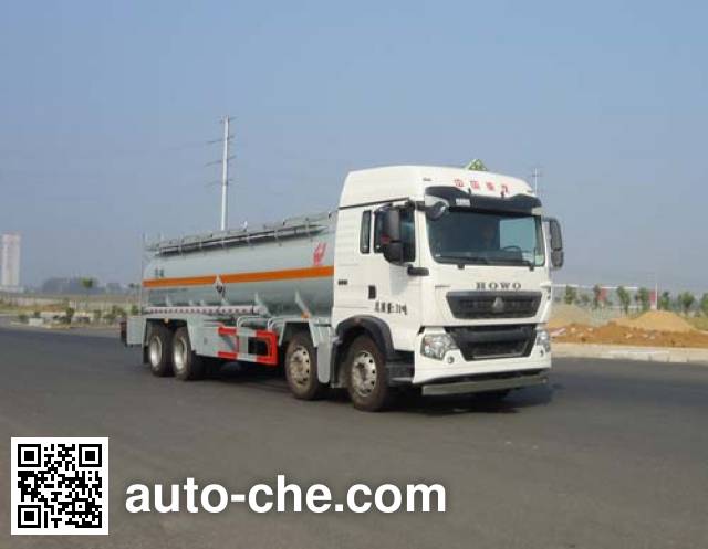 Sinotruk Huawin corrosive substance transport tank truck SGZ5310GFWZZ5T5