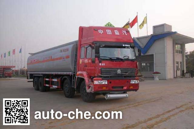 Sinotruk Huawin chemical liquid tank truck SGZ5311GHYZZ3J