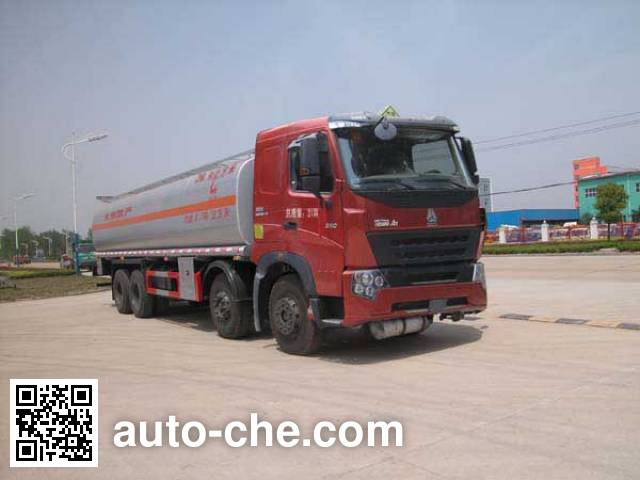 Sinotruk Huawin chemical liquid tank truck SGZ5319GHYZZW46