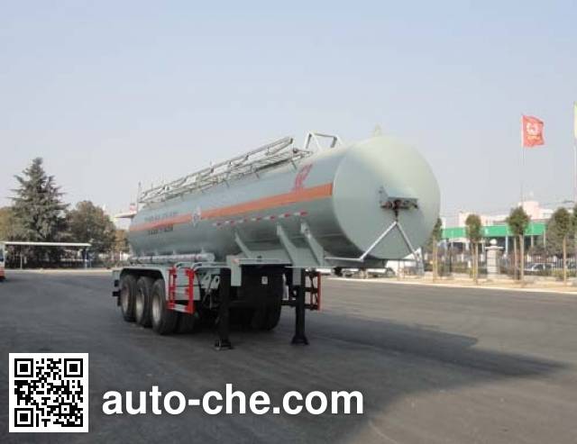 Sinotruk Huawin corrosive materials transport tank trailer SGZ9350GFW