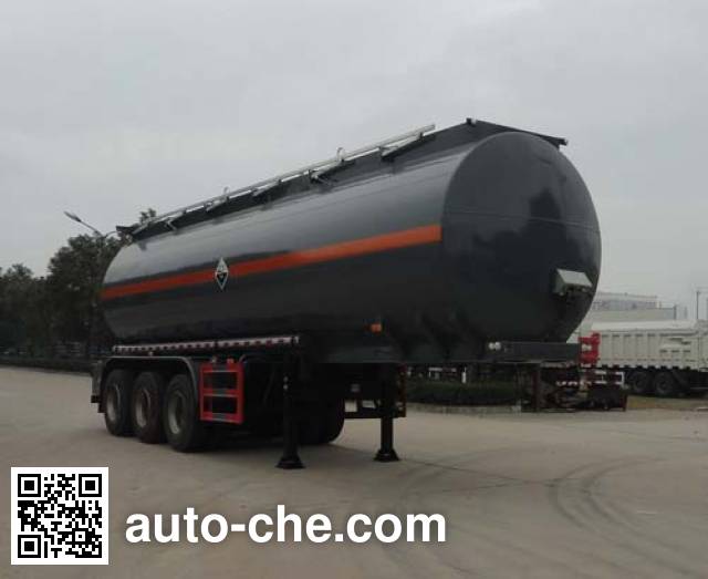 Sinotruk Huawin corrosive materials transport tank trailer SGZ9401GFW
