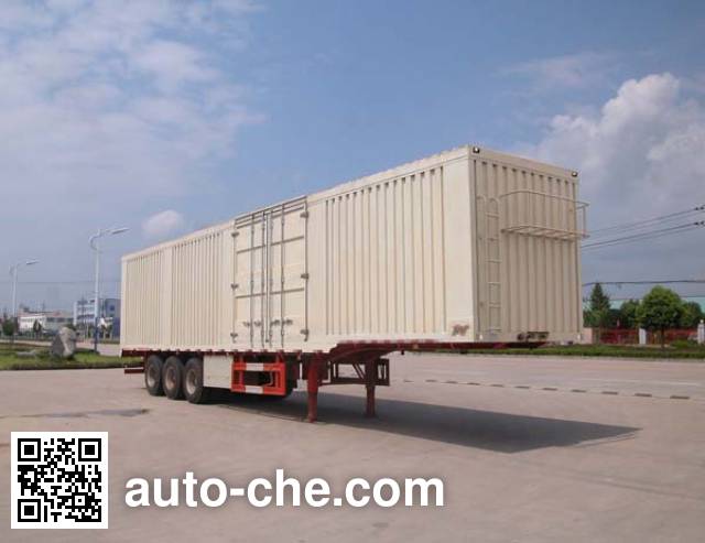 Sinotruk Huawin box body van trailer SGZ9402XXYA