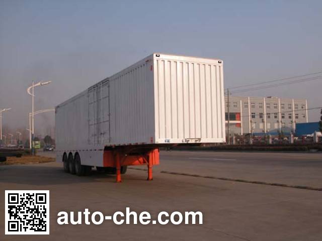 Sinotruk Huawin box body van trailer SGZ9403XXYA