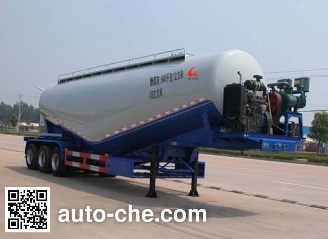 Sinotruk Huawin low-density bulk powder transport trailer SGZ9407GFL
