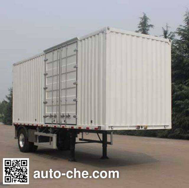 Wuyue box body van trailer TAZ9184XXYA
