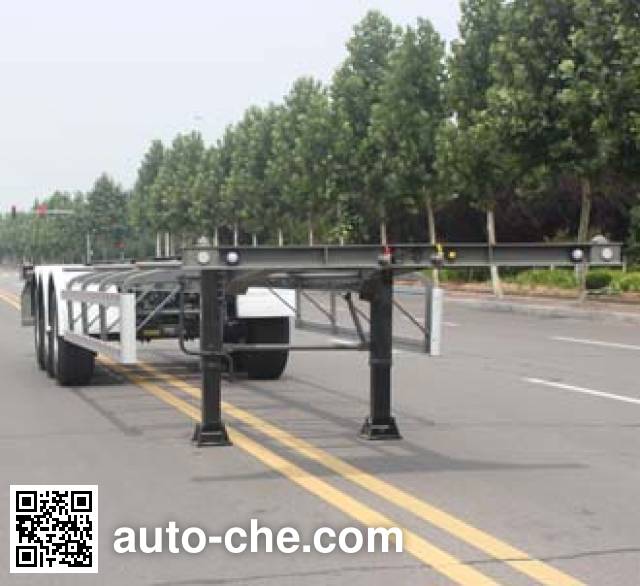 Wuyue container transport trailer TAZ9354TJZB