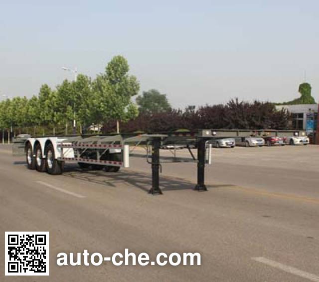 Wuyue container transport trailer TAZ9354TJZD