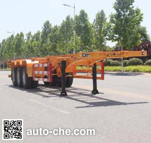 Wuyue container transport trailer TAZ9404TJZC