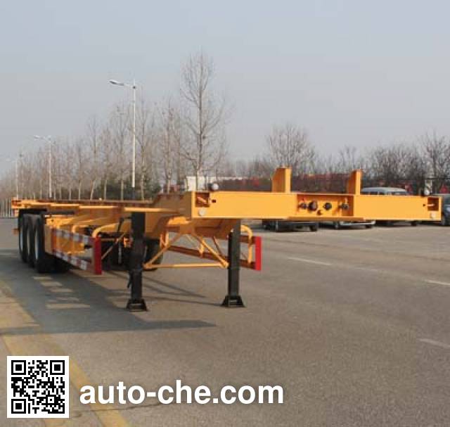 Wuyue container transport trailer TAZ9404TJZF