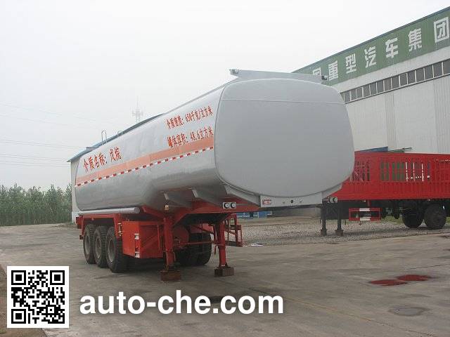 Huaren chemical liquid tank trailer XHT9400GHY