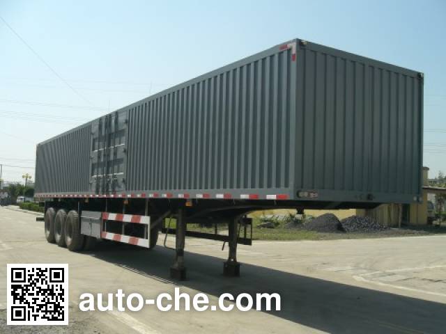 Huaren box body van trailer XHT9401XXY