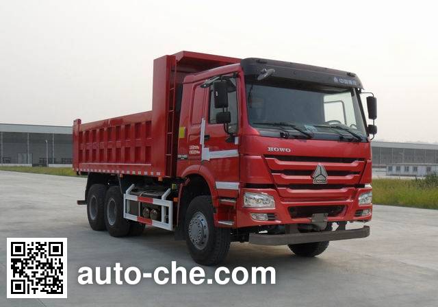 Sinotruk Howo methanol/diesel dual fuel dump truck ZZ3257N3847D1M