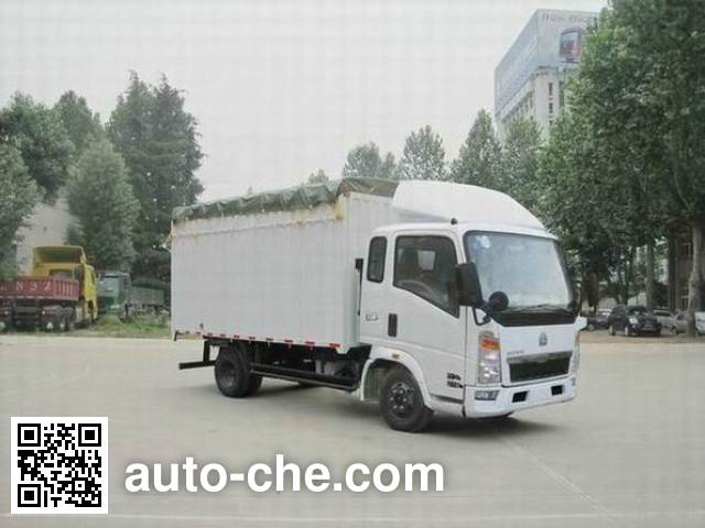 Sinotruk Howo soft top box van truck ZZ5047CPYB2813D1Y45