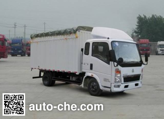 Sinotruk Howo soft top box van truck ZZ5047CPYC2813D145