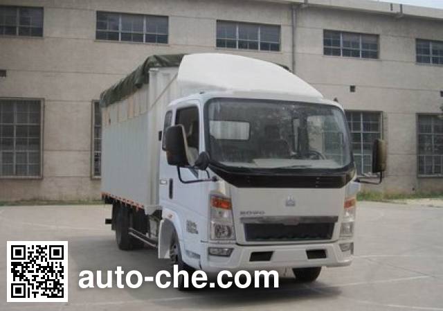 Sinotruk Howo soft top box van truck ZZ5047CPYC2814D137