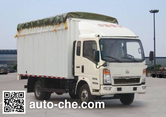Sinotruk Howo soft top box van truck ZZ5047CPYC3413D144