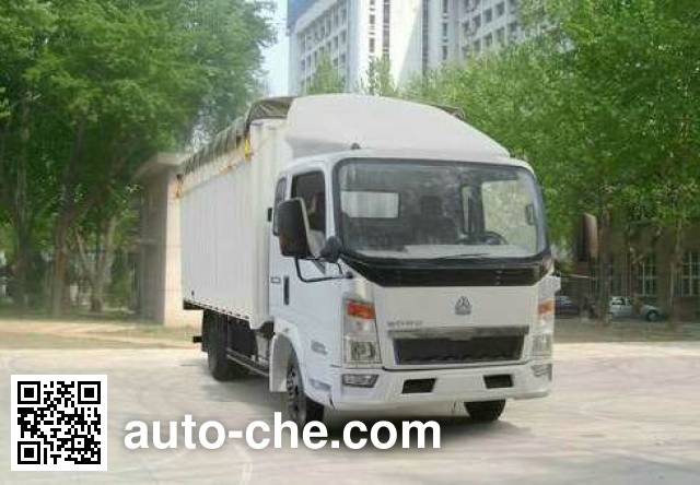 Sinotruk Howo soft top box van truck ZZ5047CPYC3413D137