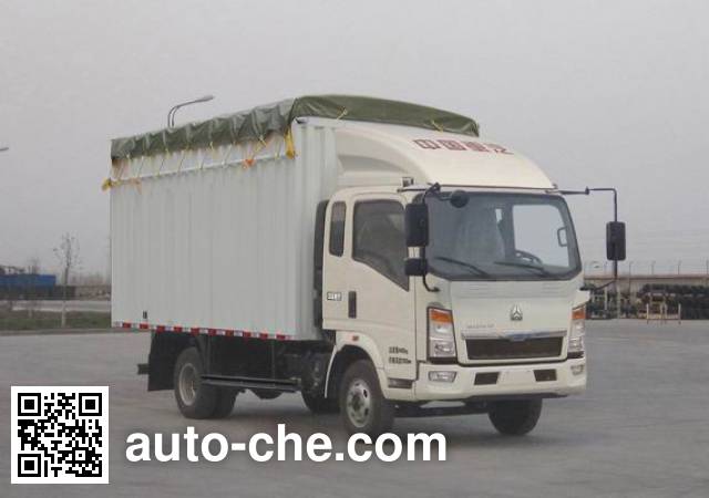 Sinotruk Howo soft top box van truck ZZ5047CPYD3414D144