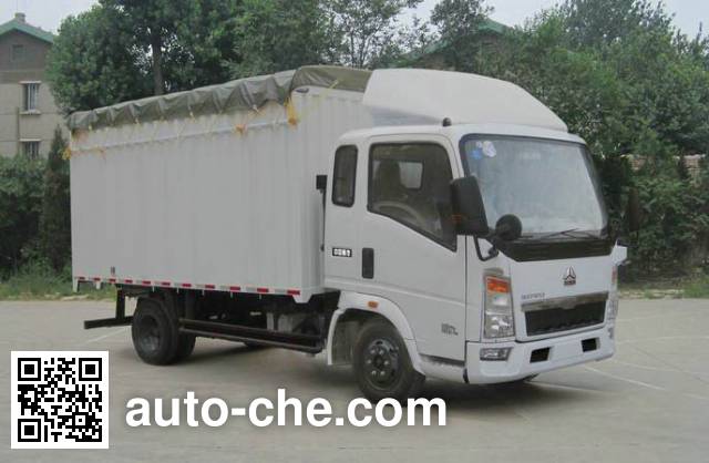 Sinotruk Howo soft top box van truck ZZ5047CPYD3415D137