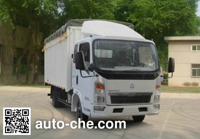 Sinotruk Howo soft top box van truck ZZ5047CPYD3814D145