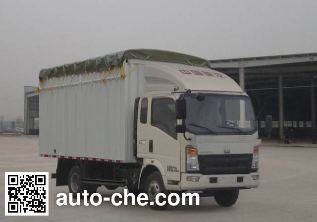 Sinotruk Howo soft top box van truck ZZ5047CPYF341BD145