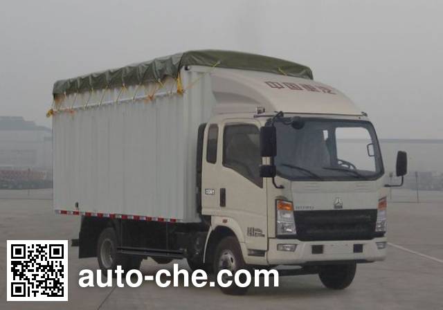Sinotruk Howo soft top box van truck ZZ5047CPYF341BD1Y45